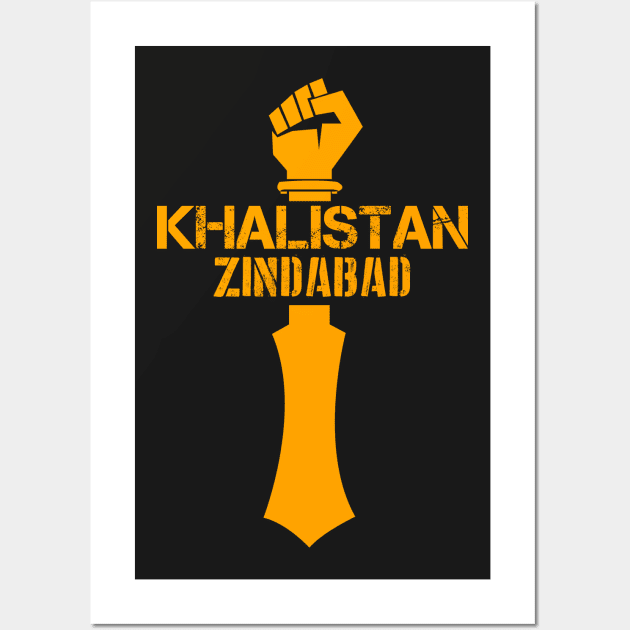 Khalistan Zindabad Wall Art by inkstyl